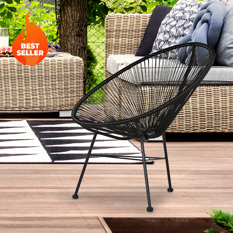 30 off on Oval Plastic Rope Chair