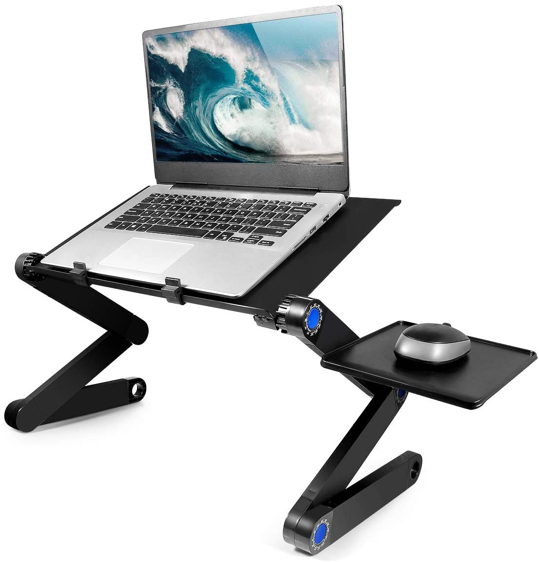 40 off on Portable Adjustable Cooling Laptop Stand with Mouse Pad