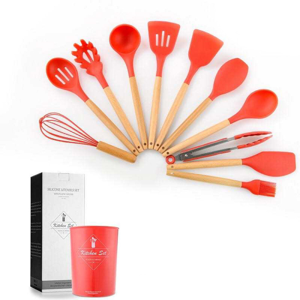 25 off on Kitchenware 12 Piece Silicone Utensil Set OneDayOnly.co.za