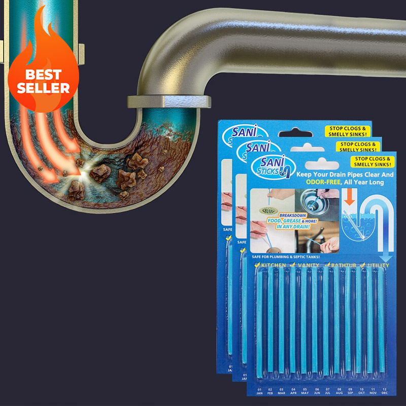 50 off on Pack of 36 Drain Cleaning Sticks (3x12 Sticks)