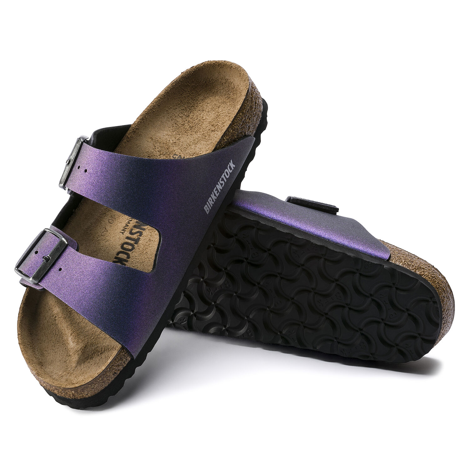 birkenstock icy metallic violet