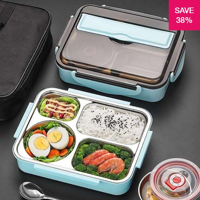 38% off on Thermal Insulated Multiple Compartment Lunch Box