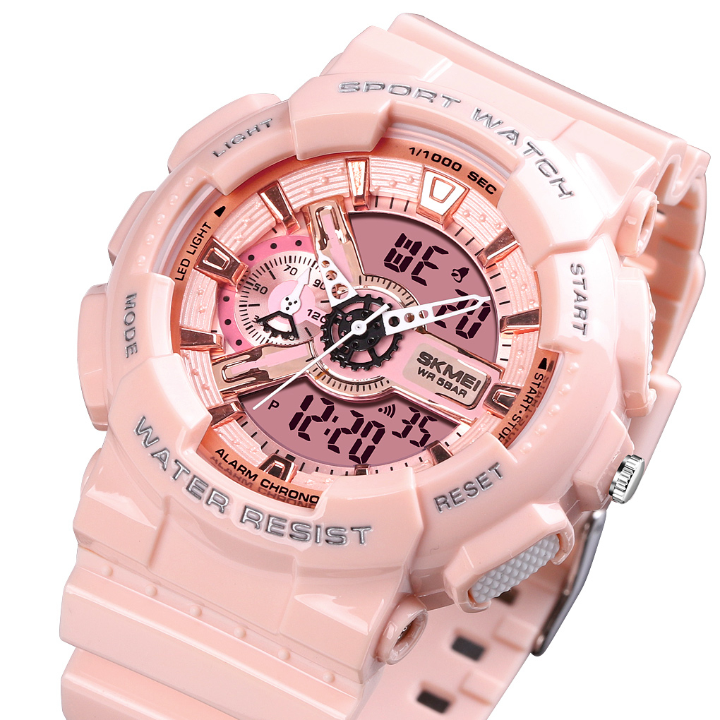 resist shock sport watch dual time