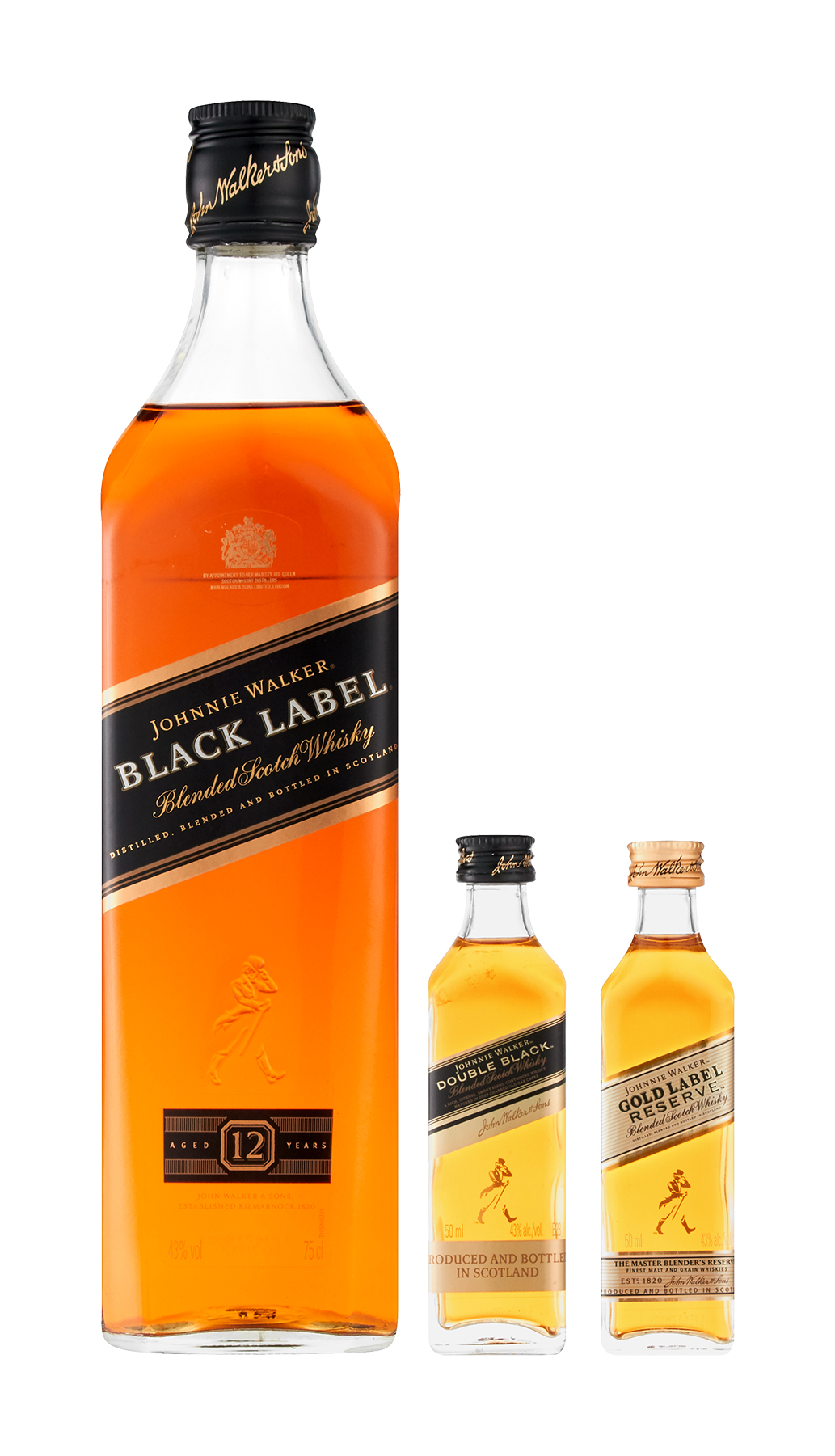 30 Off On 12 Year Black Label Whisky With 2 X 50ml Whiskies Gift Set