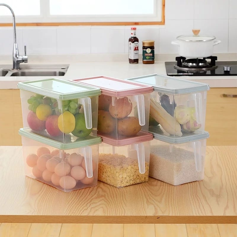 45 off on Pack of 2 5L Stackable Storage Containers with Lid & Handle