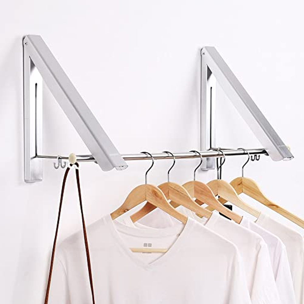 50 off on Wall Mounted Retractable Hanging Storage Rail
