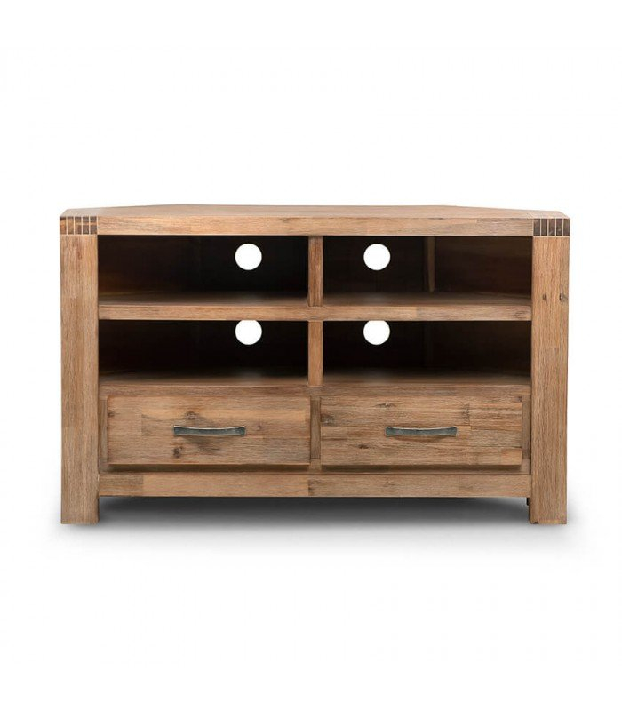 13 off on Acacia Wood Corner TV Stand