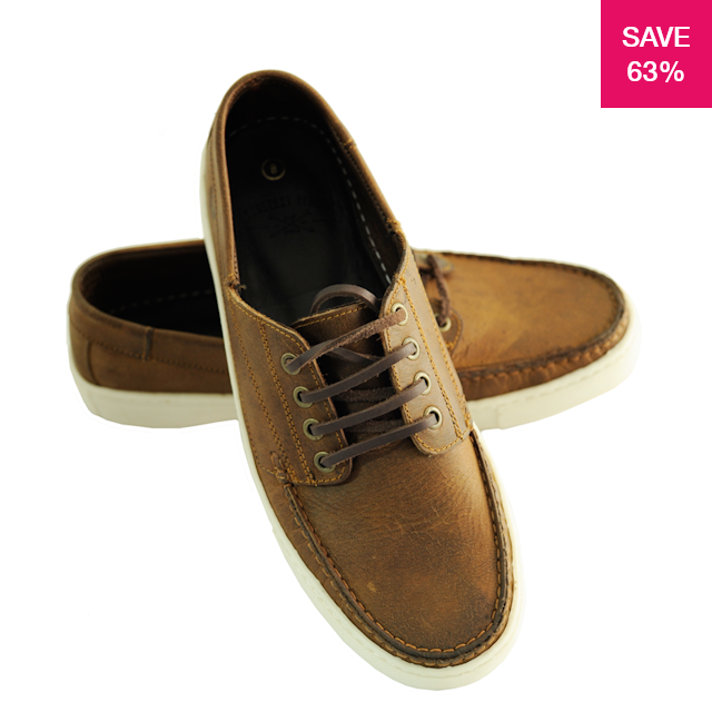 63% off on Men's Leather Deck Shoe