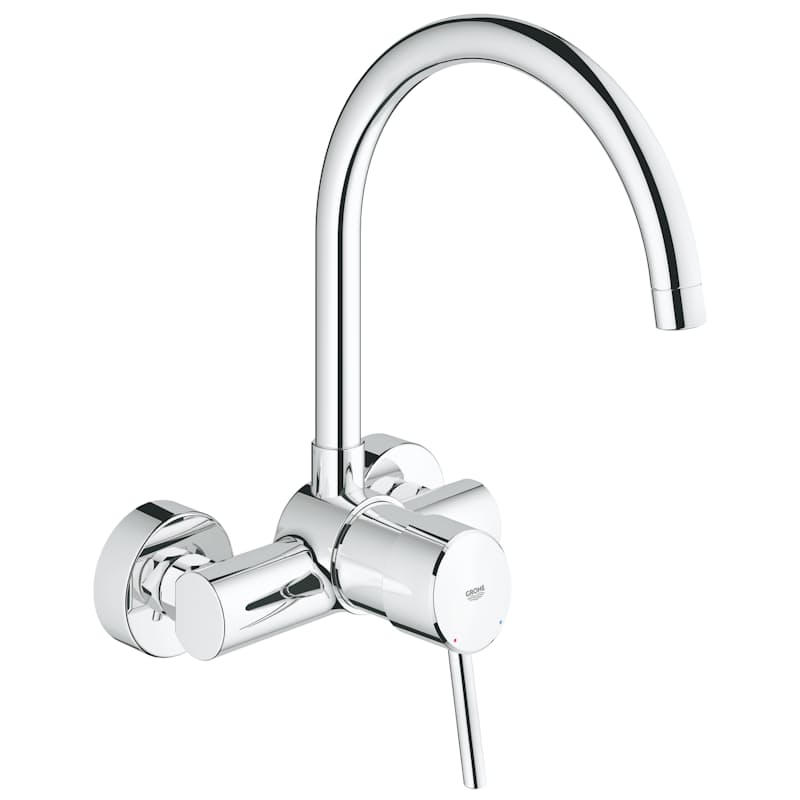 29 Off On Grohe Wall Mounted Concetto Single Lever Sink Mixer 1 2