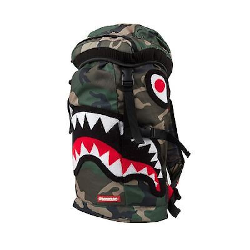 49% off on Sprayground Camo Shark Top Loader Backpack (Limited Edition) | www.semadata.org
