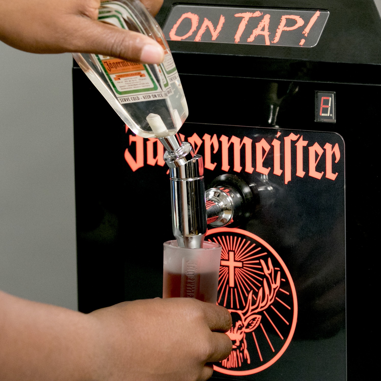 21 off on Jagermeister 3 Bottle Tap Machine + 3 Bottles of