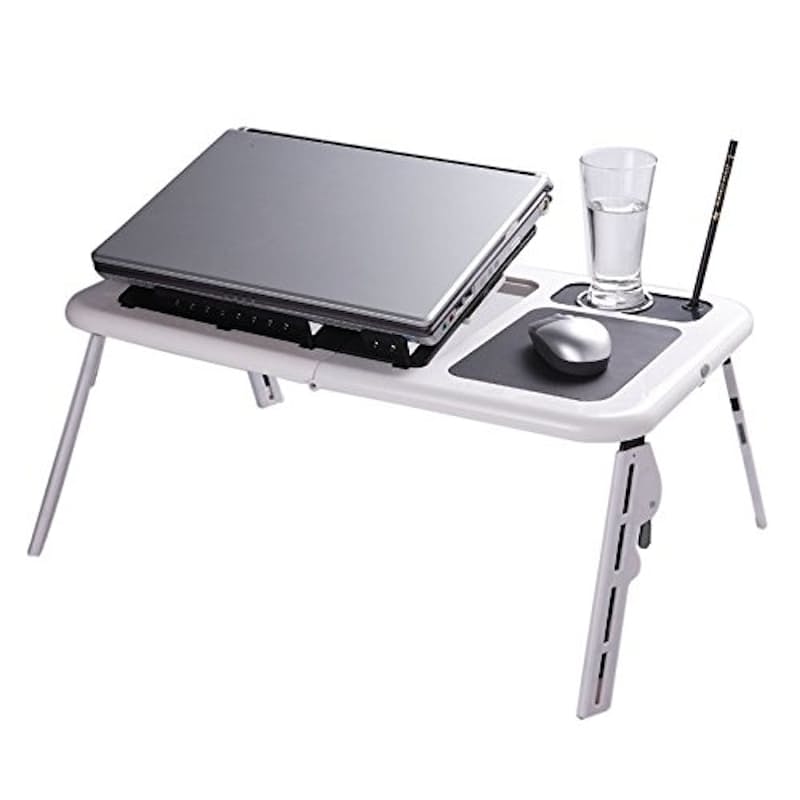 30% off on E-Table Portable Laptop Stand with 2 USB Cooling Fans ...