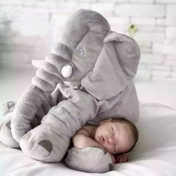 elephant plush pillow