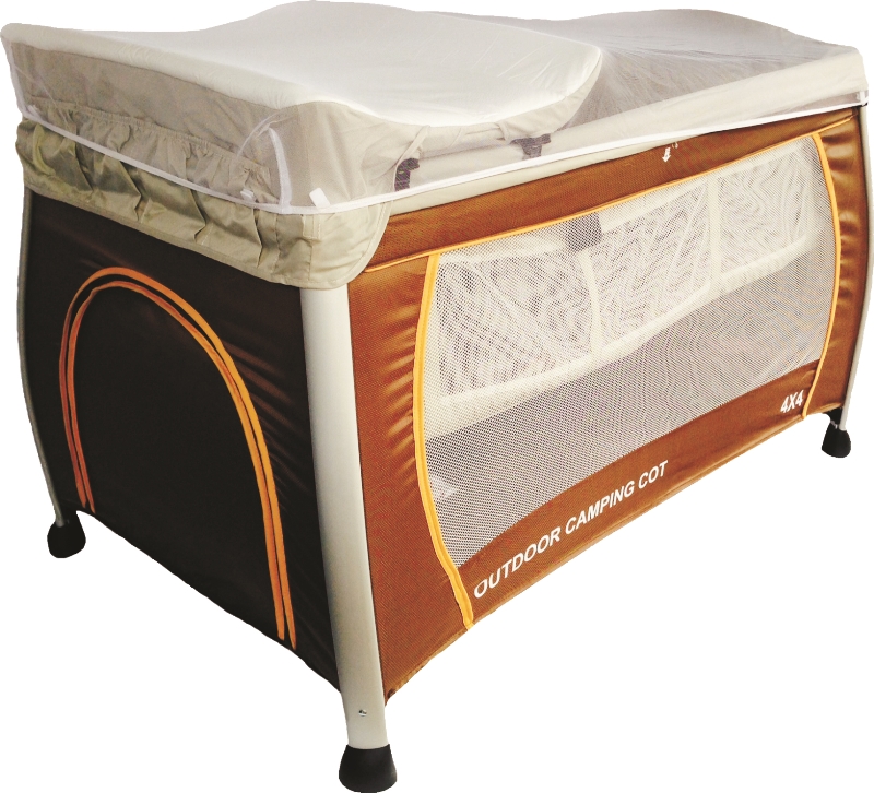 29 off on 4X4 Foldup Travel Cot with Stable Changing Table and Wheels