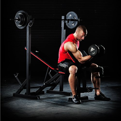 Essential Strength Bench with 45kg Weights