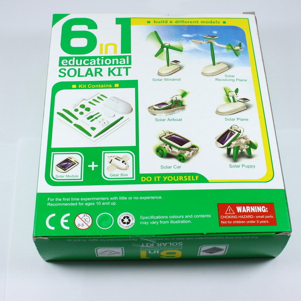 solar robot kit 6 in 1