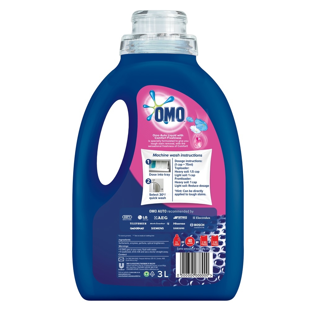 32 Off On Omo Pack Of 4 Auto Washing Liquid 1 5l Or 3l Available