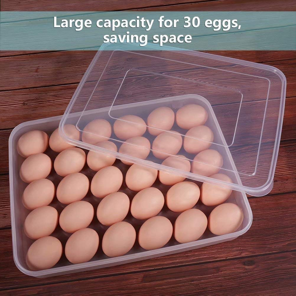 38 off on Easy Storage Pack of 2 Plastic Egg Container (Hold 30 Eggs