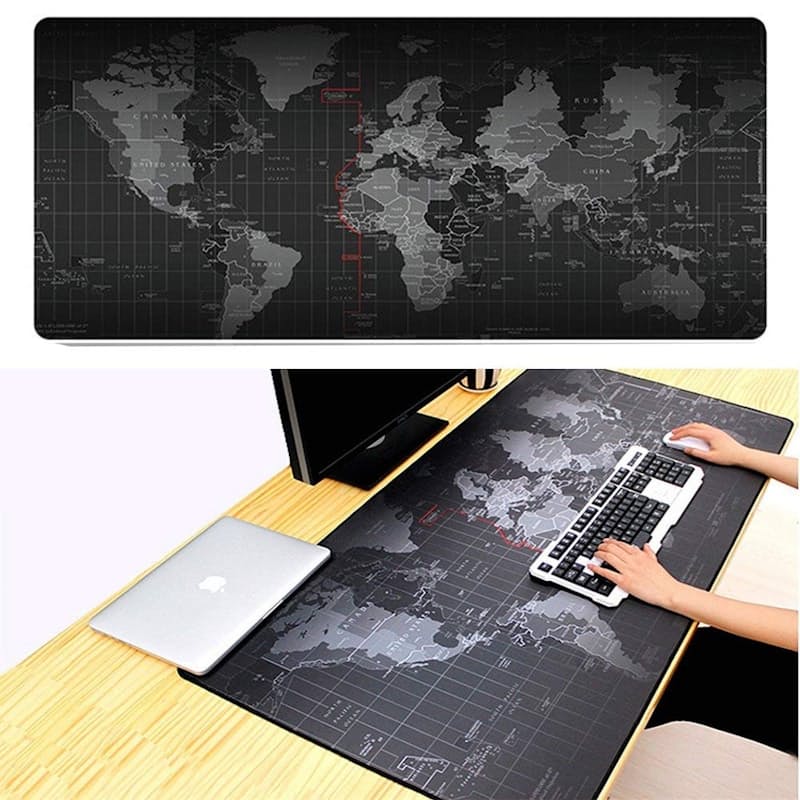 54 Off On Wanderlust Extra Large World Map Desk And Mouse Pad 90