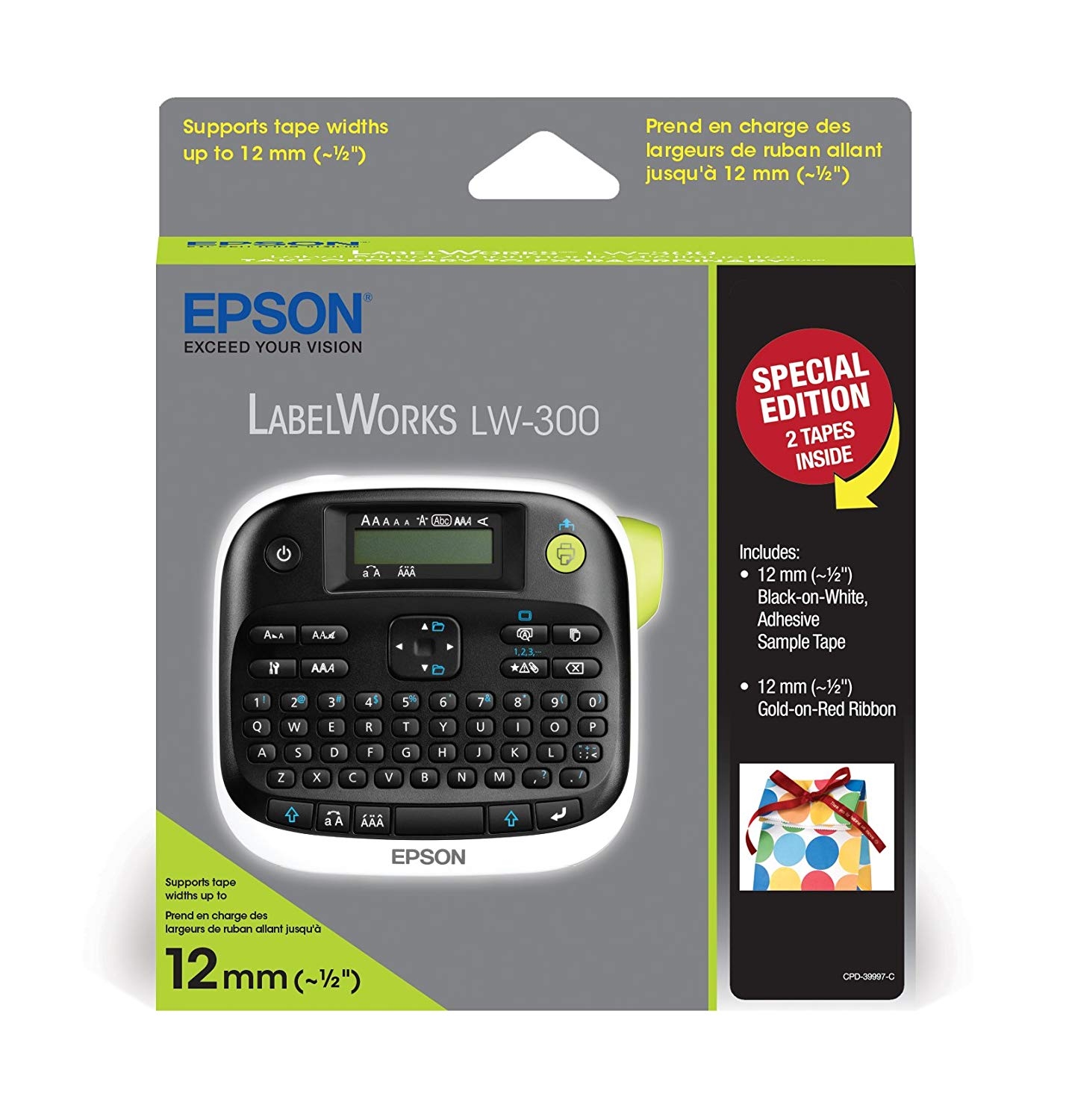 33 off on Epson LabelWorks 300 Portable Label Maker with 2 Label