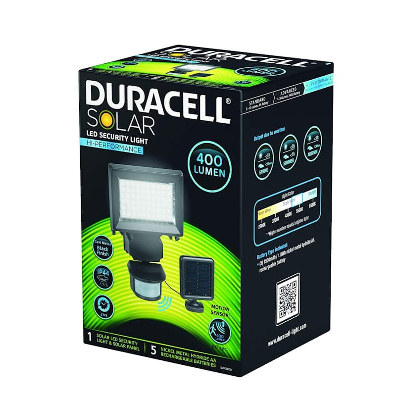 32 Off On Duracell Motion Sensor Solar Powered Led Security Light