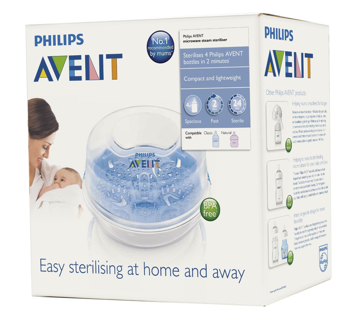 avent microwave steriliser set