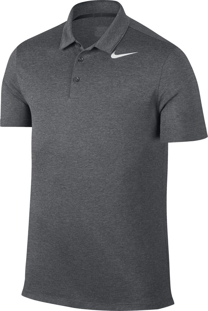 nike black and white golf shirt