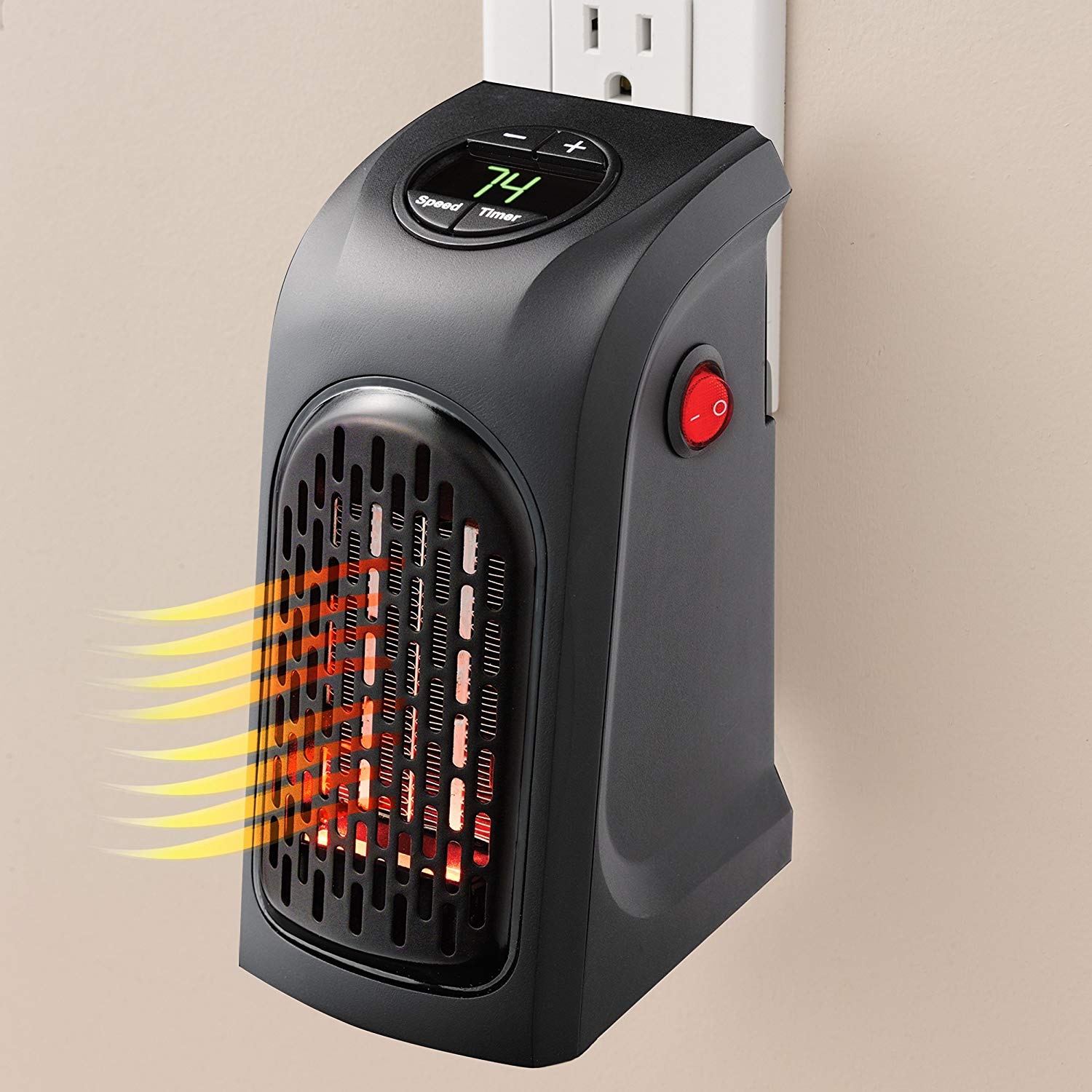46 off on Portable and Programmable Wall Plug Heater (As Seen On TV)