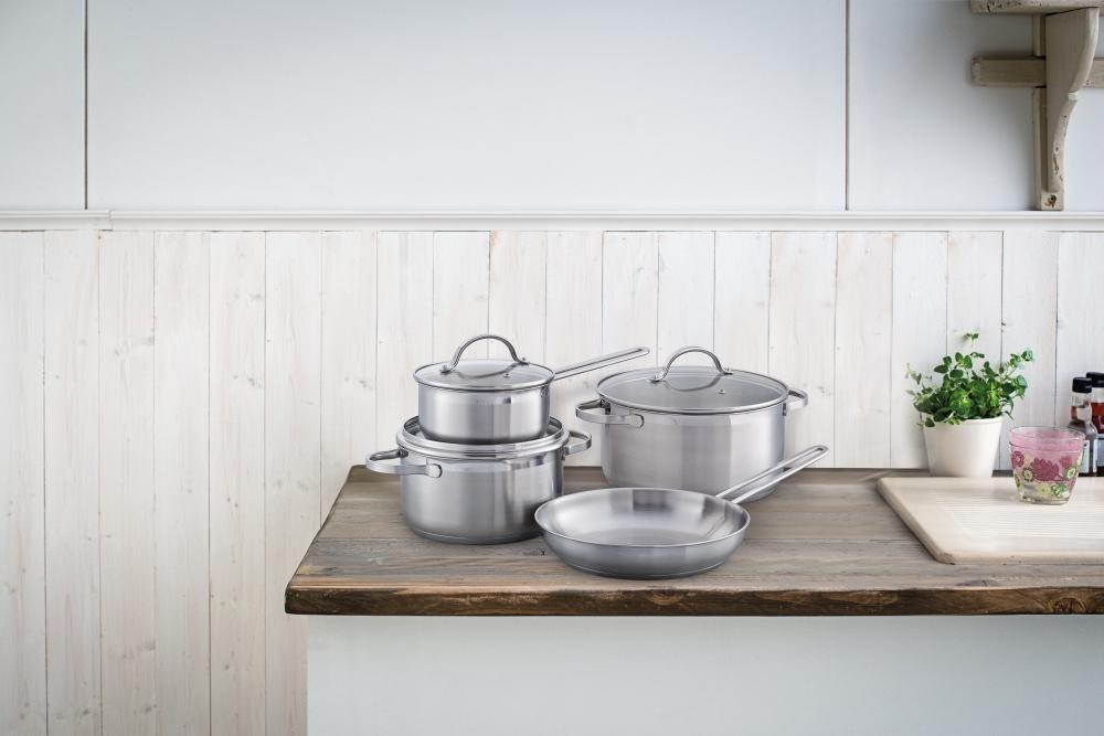 40 off on Brabantia 7Piece Amsterdam Stainless Steel Cookware Set OneDayOnly.co.za