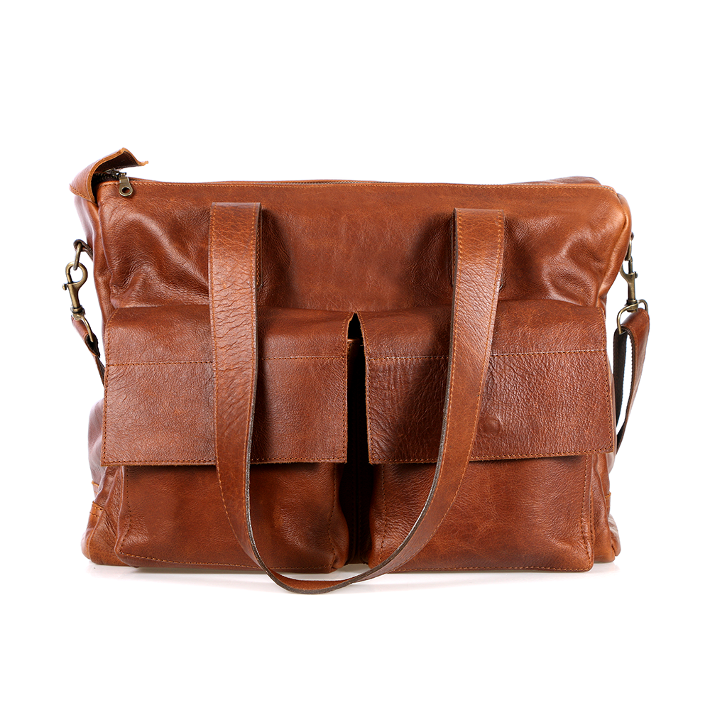 leather nappy bag