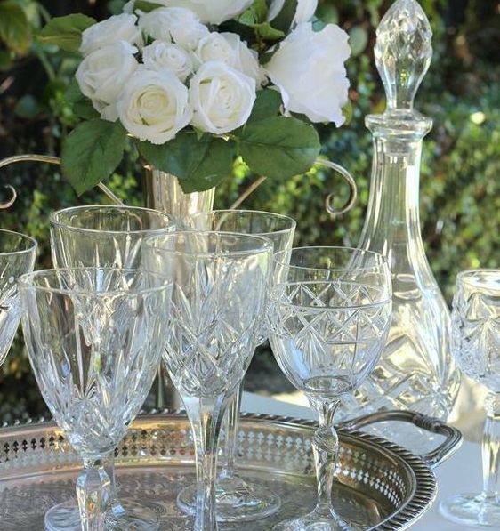 36 off on RCR Crystal Aurea Set of 6 Crystal Cut Opera Wine Glasses