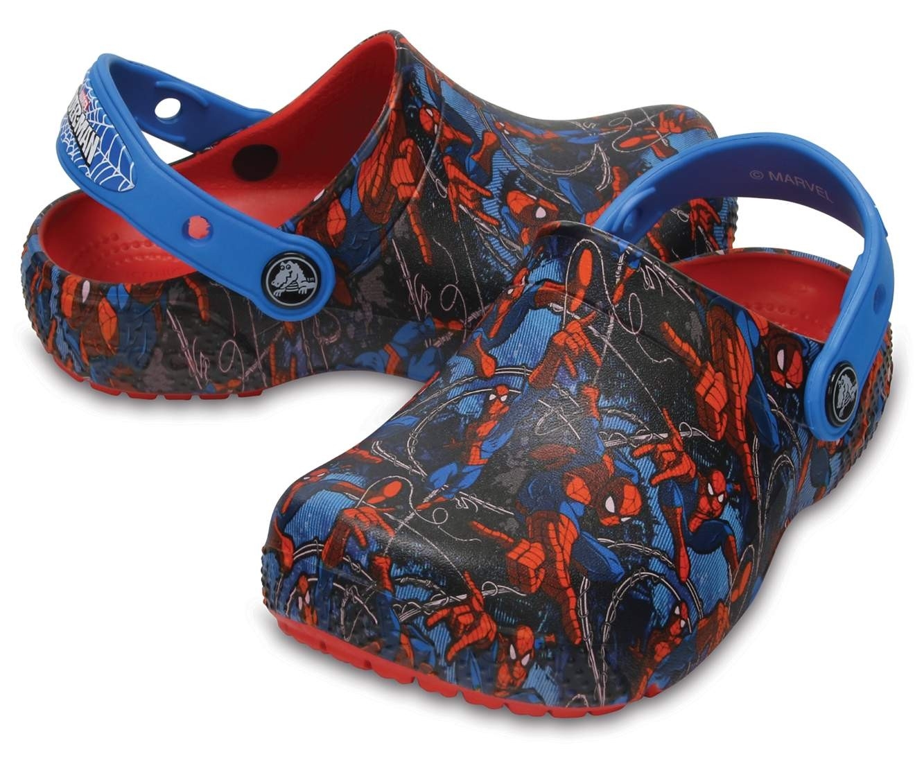 crocs spiderman