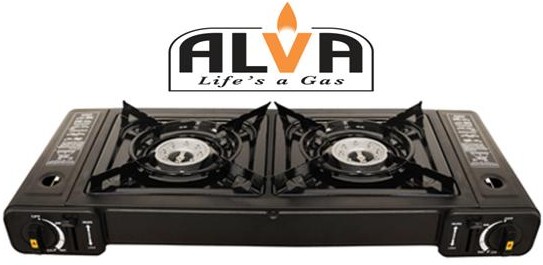 44 off on Alva Double Burner Canister Stove OneDayOnly.co.za