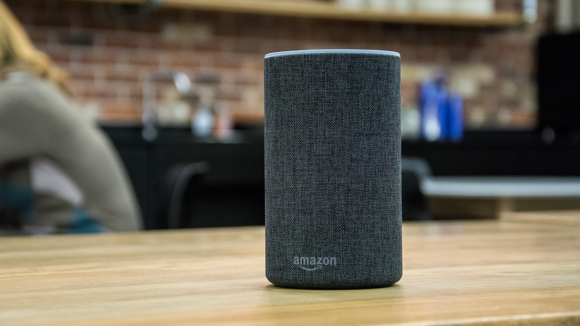 echo second generation smart speaker with alexa