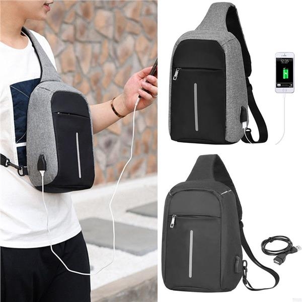 crossbody bag with usb