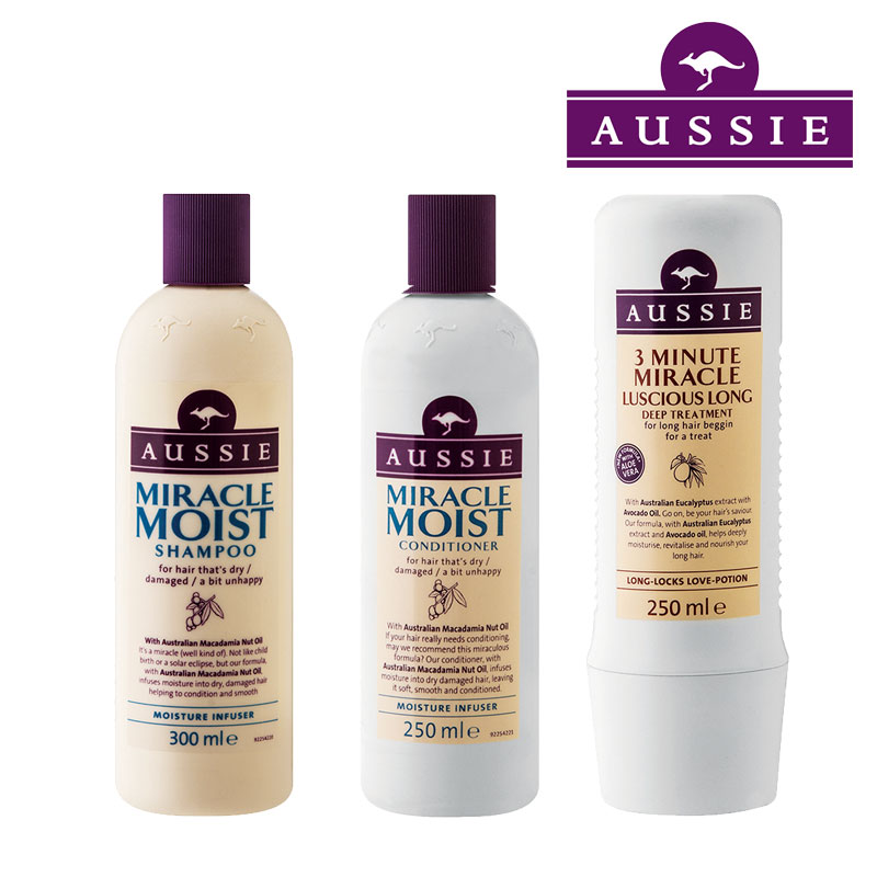 24 Off On Aussie Miracle Moisture Shampoo Conditioner