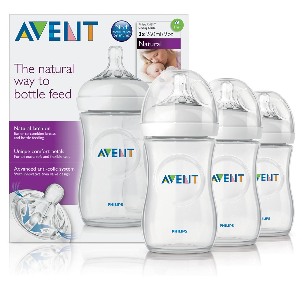 avent feeding bottle set price