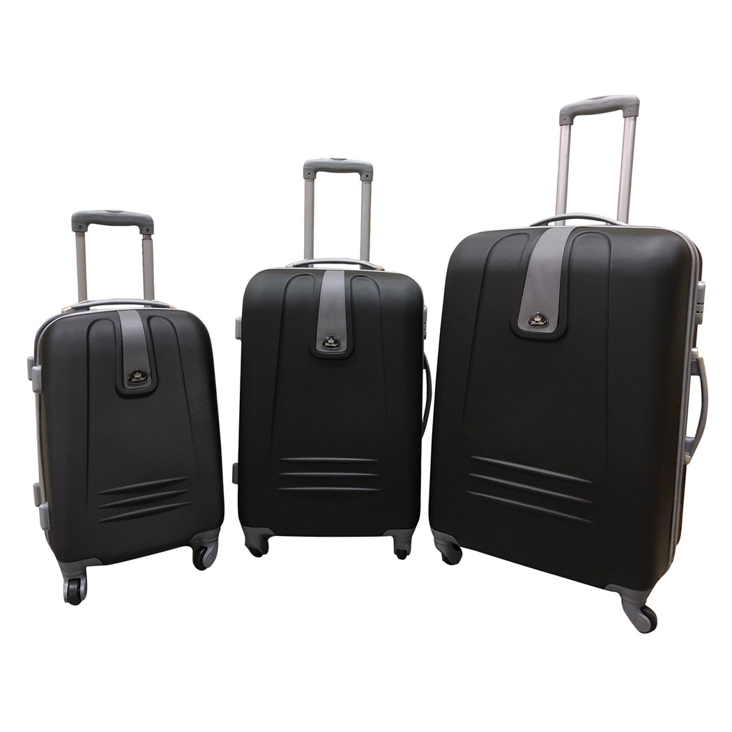 blue star 3 piece luggage set