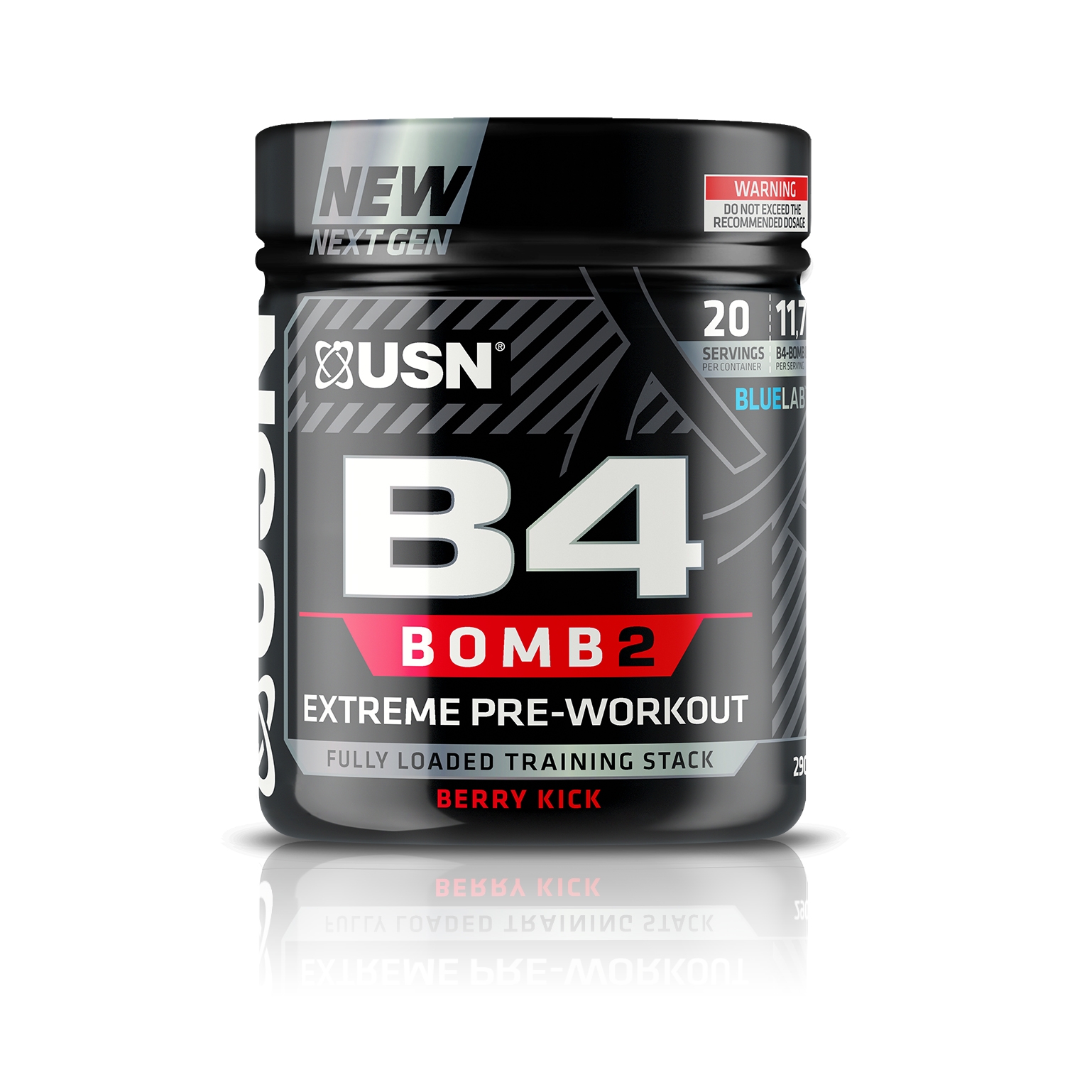 30 off on USN B4 Bomb2 Berry Kick PreWorkout 290g