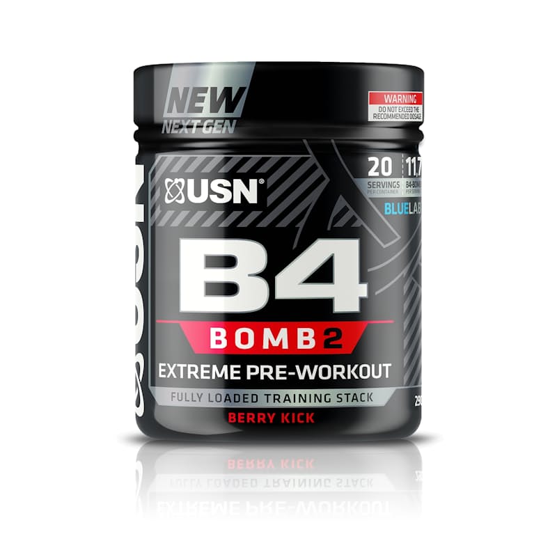 30 off on USN B4 Bomb2 Berry Kick PreWorkout 290g 30 off on USN B4 Bomb2 Berry Kick PreWorkout 290g