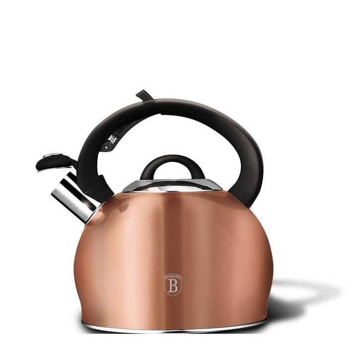 56 off on 3L Stainless Steel Rose Gold Whistling Kettle