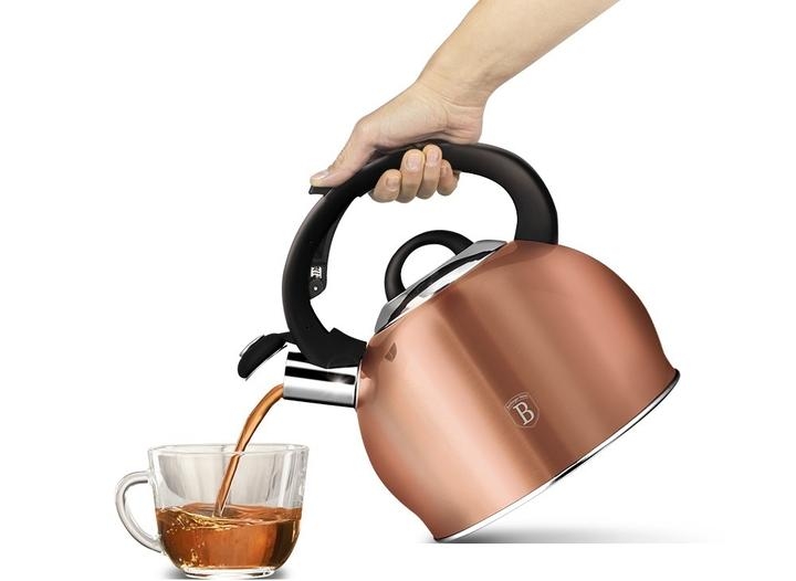 berlinger haus 3l stainless steel whistling kettle