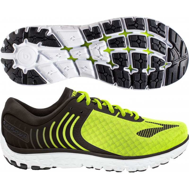 brooks pureflow 1 mens yellow