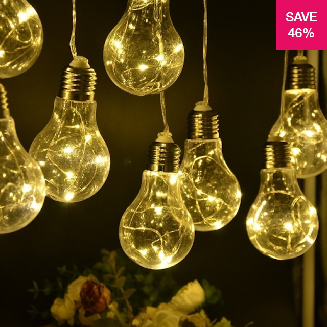 46% off on 2 Metre Outdoor Bulb String Lights