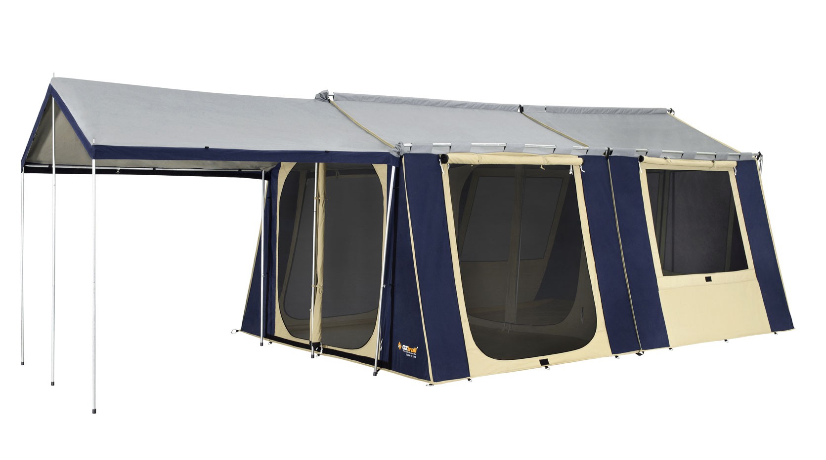 25 off on Oztrail Canvas 12x15 Cabin Tent Plus Poles OneDayOnly.co.za