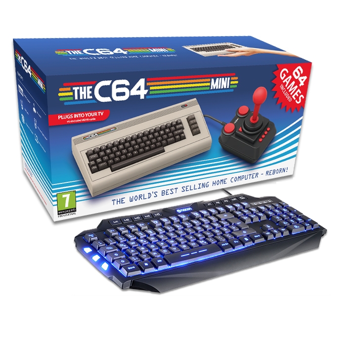 60 off on The C64 Mini Retro Console & Nacon Gaming Keyboard (HDMI