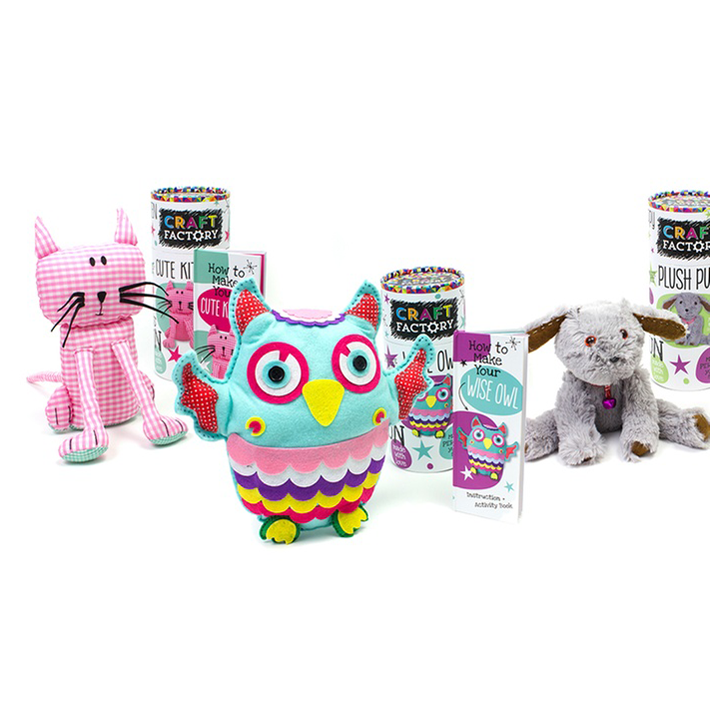 56 off on Set of 2 Tube of Fun Make Your Own Plush Toy