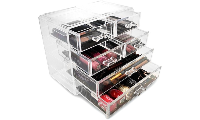 39 Off On Beautify Acrylic Cosmetic Organizer With 4 6 Drawers