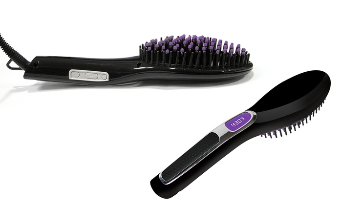 igia hair straightener brush