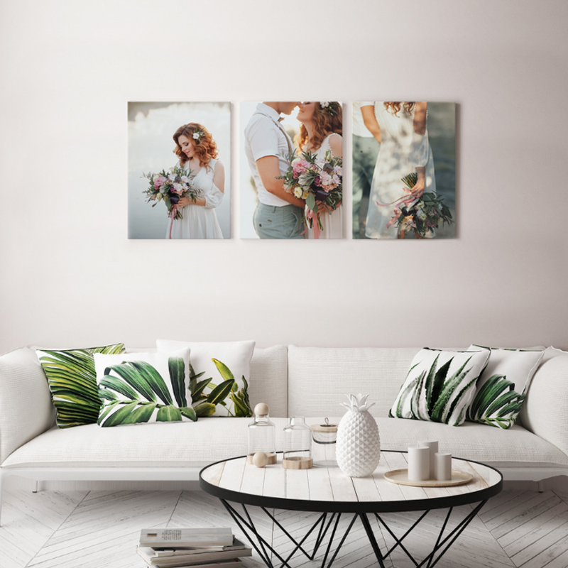 44 off on A4 or A3, Pack of 3 Premium Stretch Canvases